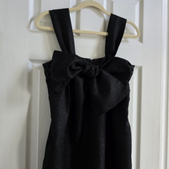 🎃20%OFF🎃 Shimmer Black Mini Cocktail Dress - Picture 2 of 10